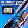 Magnetic Mounting Digital Display Telescopic Zoom High Power LED Lamp IP44 Waterproof  Extended Battery Life Outdoor Fishing