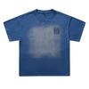2026 Summer Men's Retro Washed Printed Short Sleeve Casual Tee - Loose Fit