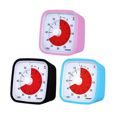 VT01 טיימר חזותי 60 דקות ספירה לאחור שקט מנהל זמן שעון מעורר עמיד בפני נפילות טיימר DIY לתלמידים למידה כלי מטבח