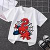 Summer 2026 Kid 2 3 4 5 6 7 8 Spiderman Girl Birthday Short Sleeve Shirt SpiderMan Boy Personalize Name Birthday Clothes