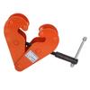 2T 4400LBS Vertical Beam Clamp Alloy Steel Heavy Duty Beam Lifting Clamp for Factories Mines Highways