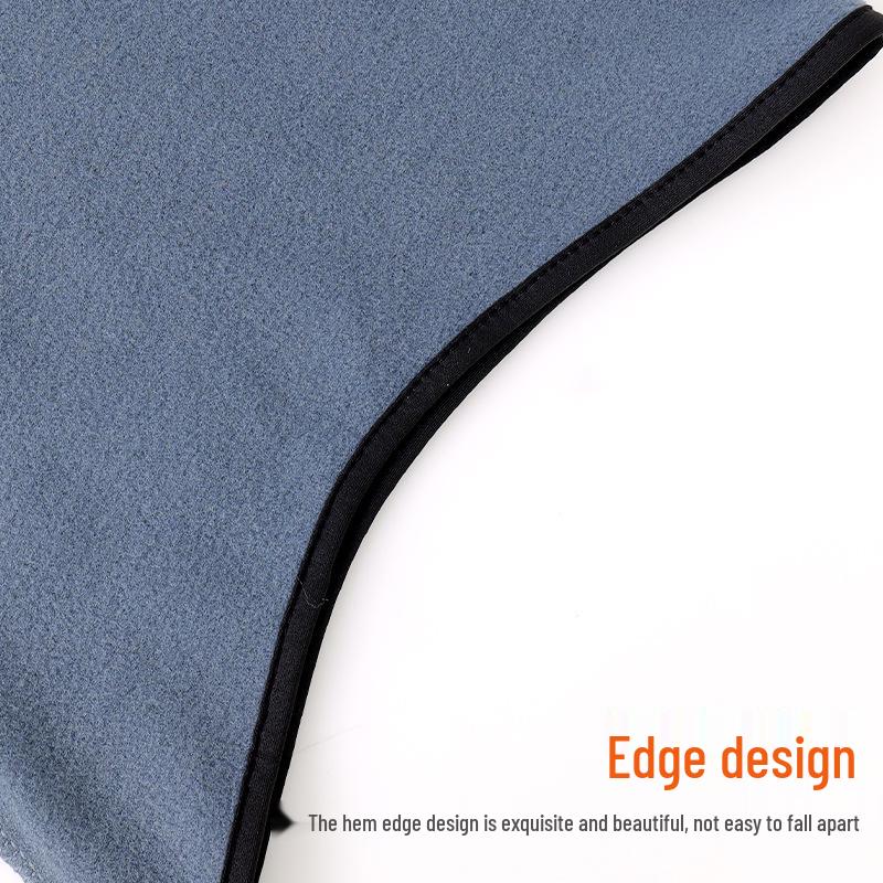 Hochwertige einfarbige Sturmhaube & Schal mit gebürsteter Innenseite für Winterwärme