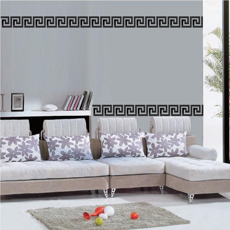 Mirror 3D Lace Border Adhesive Wallpaper | Acrylic Self-Adhesive Ceiling & TV Wall Sticker for Living Room Bedroom Decor
