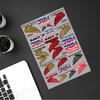 H- HONDA-A Japanese Motorcycle Sticker Suitable For Motorcycle Body Reflective Car Sticker Helmet Decal XL0