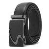 Frosted Automatic Buckle Edge Two-Layer Cowhide Belt, Business And Leisure Men'S Trendy Belt