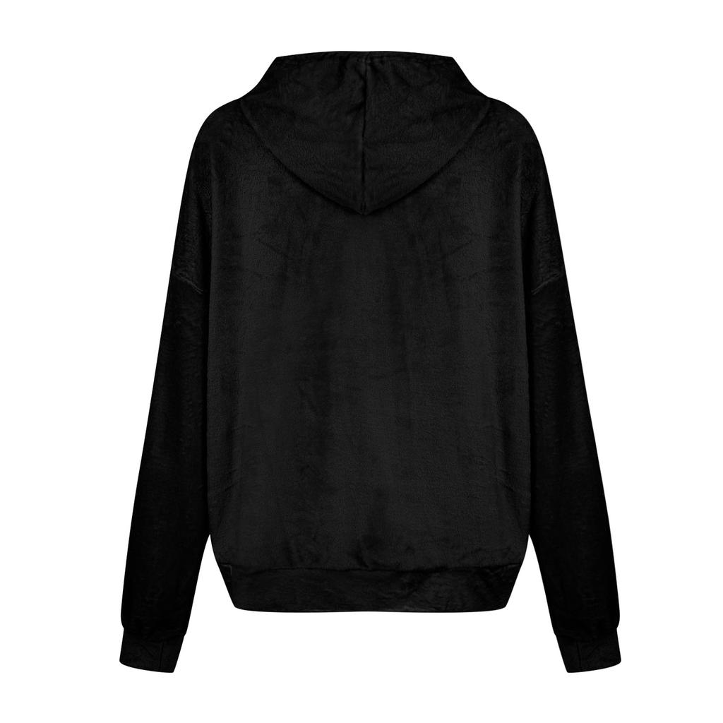 Sudaderas con capucha para mujer Oversized Invierno Felpa Sudaderas lindas Jersey Ropa de otoño invierno a la moda