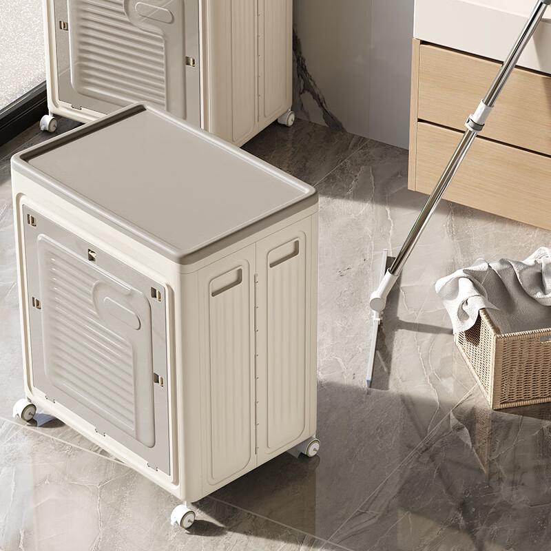 BXLJ Extra Large Foldable Storage Box with Wheels