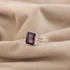 Amethyst Gemstone 925 Sterling Silver Handmade Jewelry Designer Wedding Ring For Anniversary Gift RR-78-2