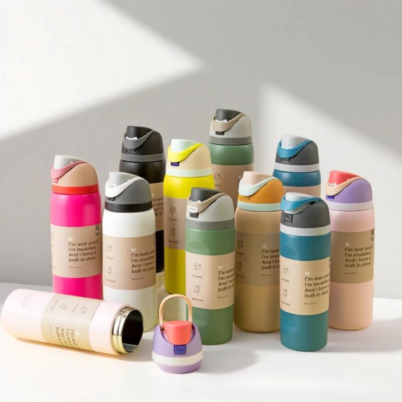 Vacuum Flasks & Thermoses Water Bottle Drinkware Thermo Tumbler Stainless Steel Thermal Mug Original Cold Hot Coffee