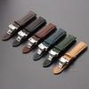 Cinturini per Orologi in Vera Pelle di Vitello con Fibbia a Farfalla 20mm 22mm 24mm 26mm Cinturino per Orologio Business Sostituzione Cinturino Orologio da Polso