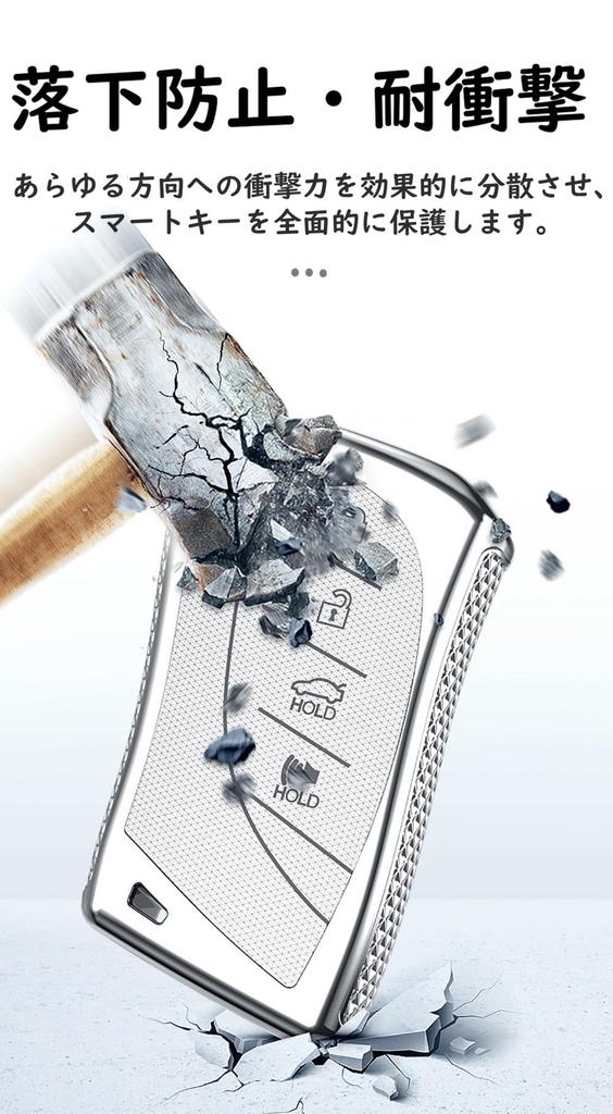 [KUNIO] Lexus Dedicated Key Case, Key Holder, Key Cover, Compatible with Lexus, ES ES300h,