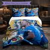 Set Biancheria da Letto Erling Haaland 3 Pezzi Morbido Set Copripiumino con Federe Set Decorazione Camera da Letto per la Casa