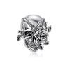 Halloween Copper Skull Charm Luminous Pumpkin Ghost Clown Bead Pendant Ring Necklace Bracelet Diy Jewelry Gift