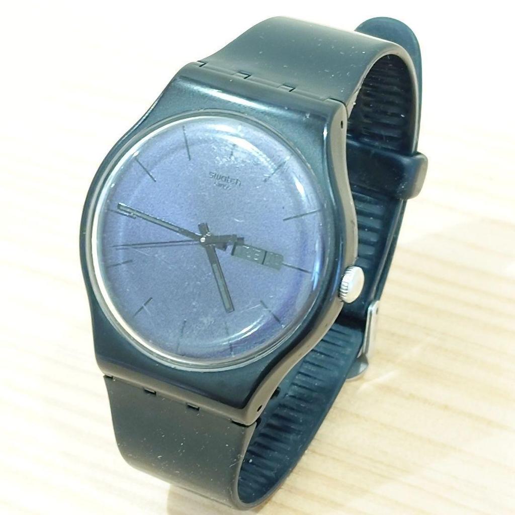 Used Swatch BLACK REBELSUOB70NewGentCase available