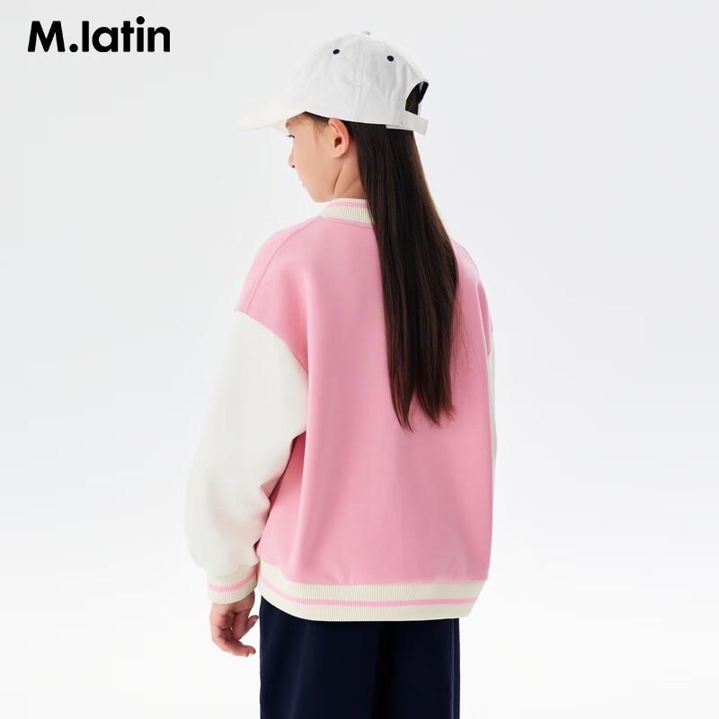 M.Latin Girls 2024 Autumn Candy Print Baseball Jacket 165