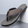 Tongs Légères pour Homme Tissu Premium Semelle de Massage Anti-Glisse Semelle Durable Chaussures d'Été Mode pour Toutes les Occasions