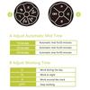 Smarted Solar Garden Watering Device Programmable Schedule Weatherproofed Construction for Home Gardens