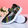 Summer Mary Jane Sandals Lady Handmade Braid Sandals Women Weave Flat Shoes Plus Size Beach Shoes