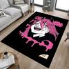 1pc Devilman Home Office, Durable Polyester Floor Mat with Easy, Office Decor, Urban Style, Nonslip Backing