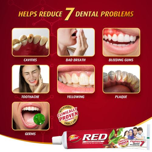 Red Manjan Toothpaste 200g Toothpaste by Dabur