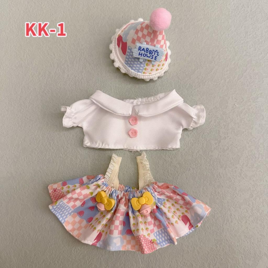 20cm Cotton Doll Clothing, Cute and Sweet Lolita Dress, 20cm Doll Dress-up Clothes