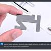 Bxfzp9 1Pcs ABS Car Logo Letter Sticker Rear Tail Door Trunk Sticker Rear Emblem Sticker FOR VW Passat 2016-2021 Accessories Styling
