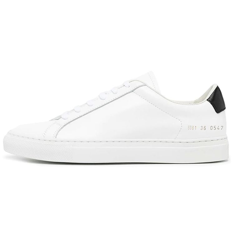Common Projects  Retro Low White Black 2023 Women Sneakers 6081-0547