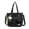 Student Printed Shoulder Bag Large Capacity Crossbody Bag