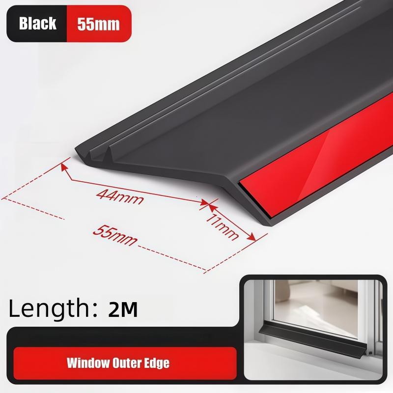 2 Meter Silicone Window Rain/Water Barrier Strip – Effective Water Blocker