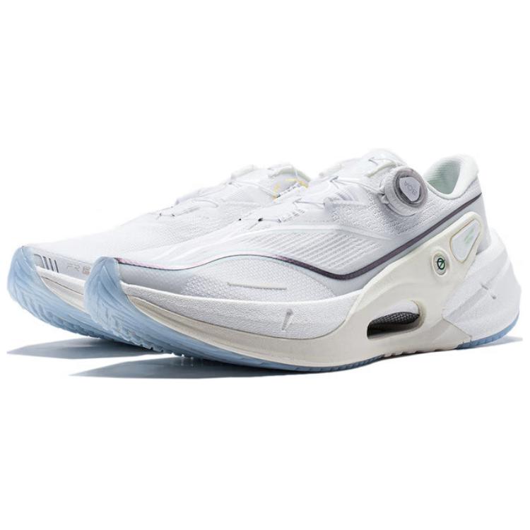 Li Ning Furious Rider 7.0 PRO V2 Cushioning Lightweight Low top Casual Running Shoes Men's White ARZU001-2