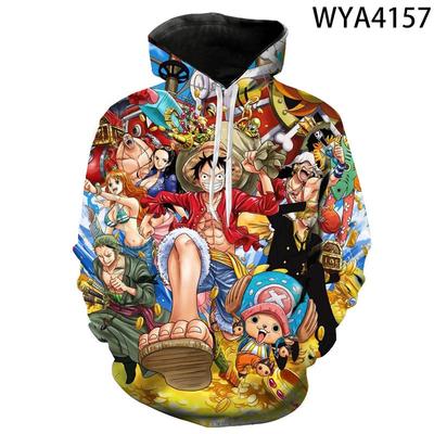 Lente herfst 3D geprint eendelig cartoon anime casual mode hoodie top