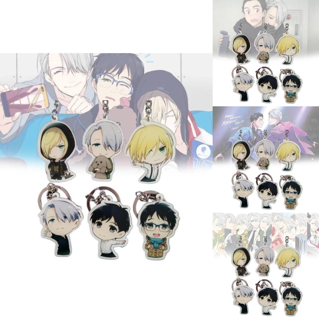 High-quality Yuri On Ice Anime Acrylic Keychain Single And Double-sided