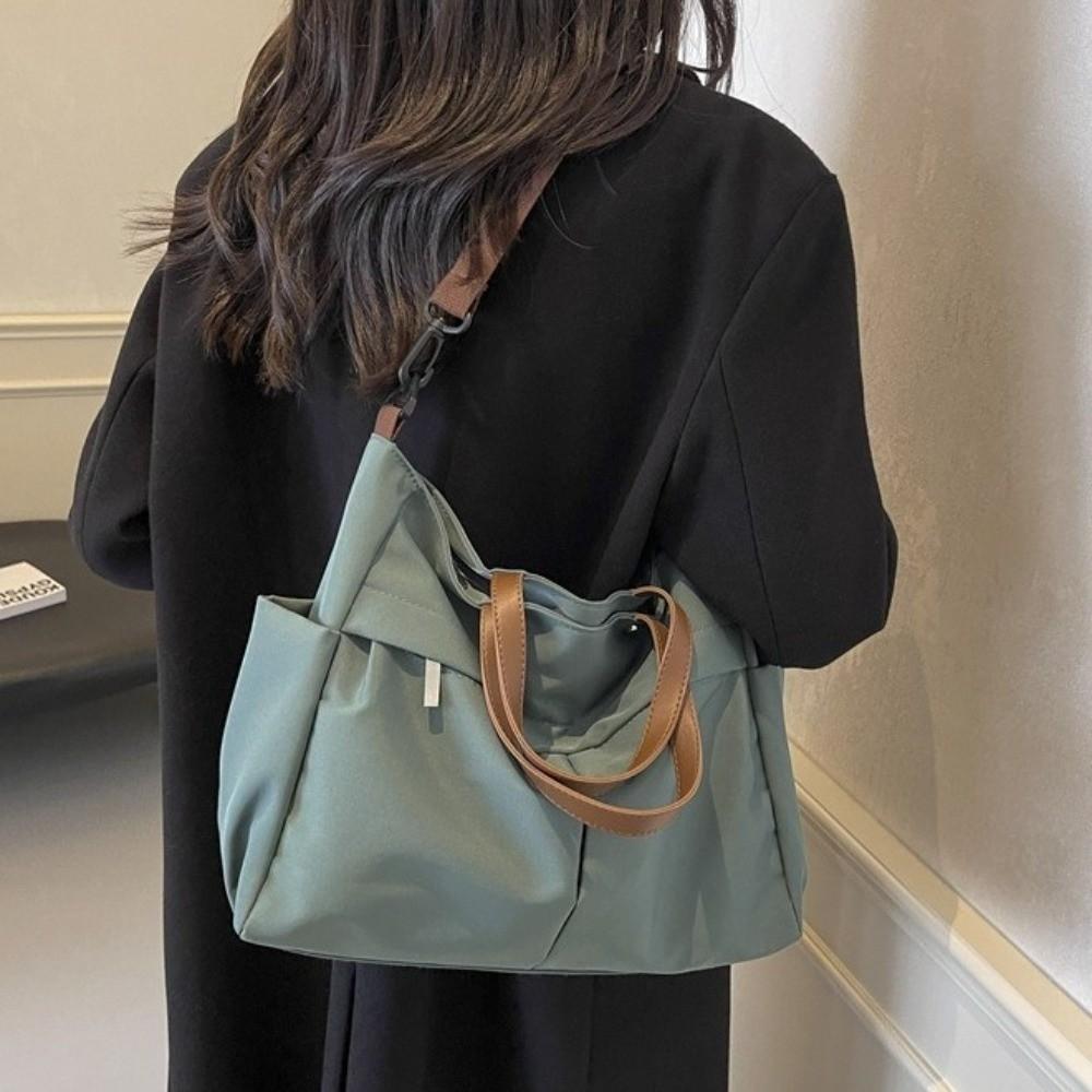 Stylish Women Shoulder Tote Bag Nylon Large Capacity Handbag Gift Commuting Handbag  Office