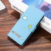 Artistic Feline Design Shockproof Flip Cover Case Protective Housing With Magnetic Snap Stand Function & Card Pockets