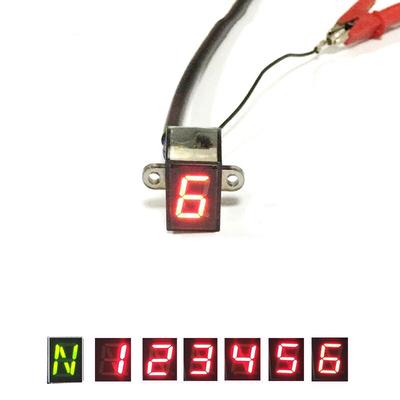 Universal Waterproof Motorcycle Speedometer Gear Indicator Plug & Play LED Display Sensor Motorcycle Accessories Part