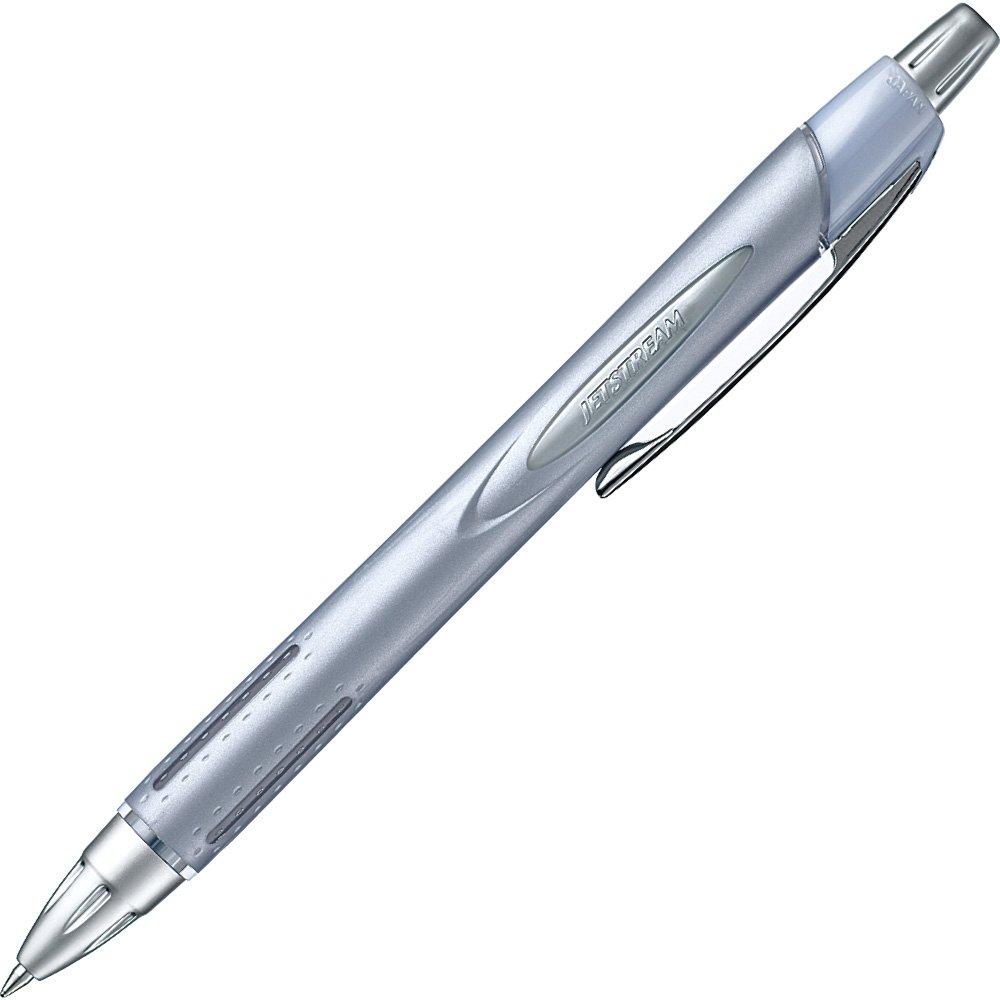 

Mitsubishi Pencil Ballpoint Pen Jet Stream Rubber 10 Pieces Silver Easy to Write Oil-Based 0.7 SXN25007.26