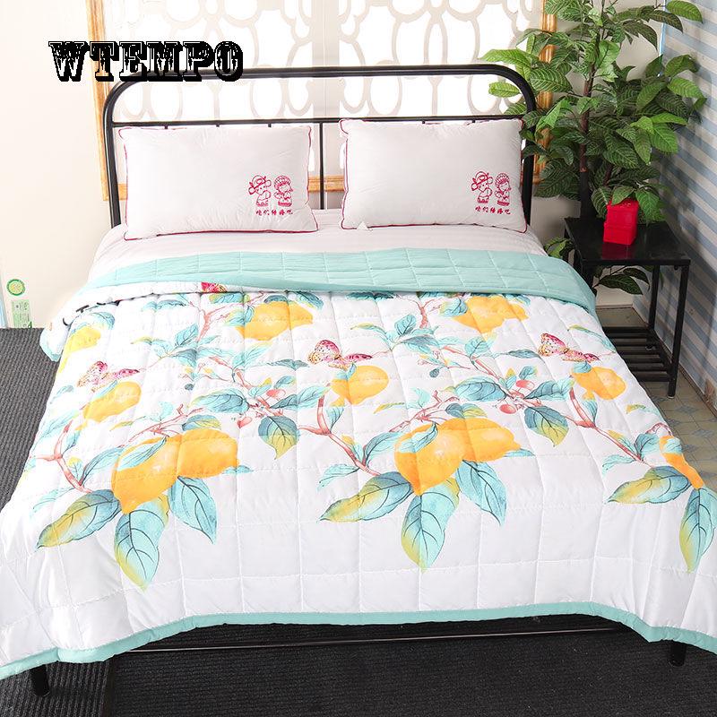 WTEMPO Summer cool quilt aer conditionat este summer summer core student print vara pilota subtire