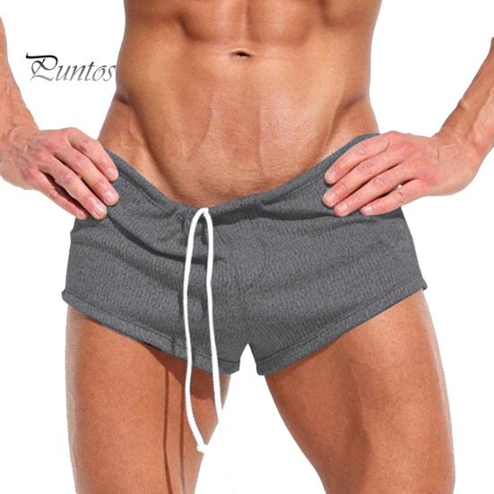 

Мужские повседневные шорты с эластичной резинкой на талии, спортивные шорты с регулируемым шнурком, однотонные свободные шорты для бега в тренажерном зале S темно-серого