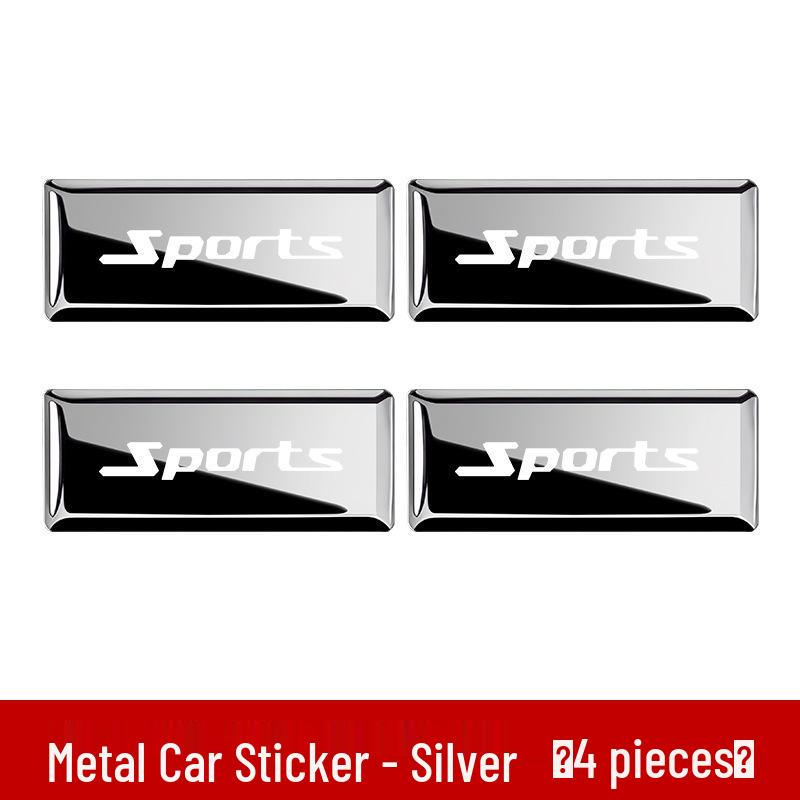 Suitable Sticker for Mengshi 917/M817/M800 Cars: Metal Car Emblem, Decorative Door Handle for Interior Modification.