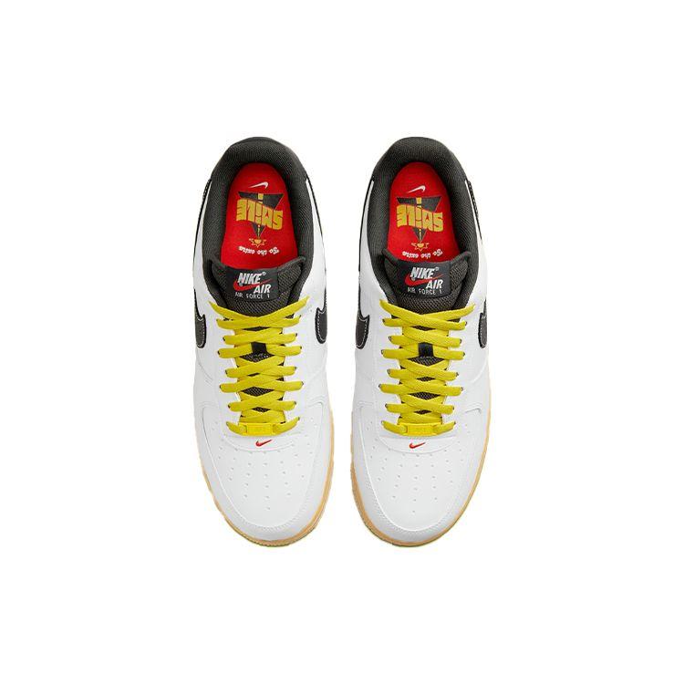 Nike Air Force 1 LV8 Go The Extra Smile Men Sneakers White Yellow-Strike Gum-Light-Brown DO5853-100