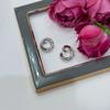 Silver Earrings with Cubic Zirkonia (2175506)