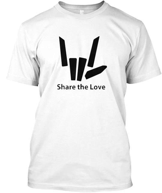 Share The Love Cute T shirt Made in the USA Size S to 5XL S