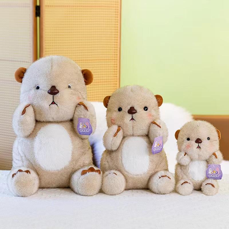 Cute Cute Beaver Plush Toy Bear Hamster Doll Animal Catch Doll