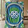 Soccer Skills Mastery Theme blanket Lightweight Warm Flannel Blanket Decorative Throw Blanket for Home Decoration