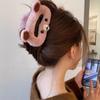 Acrylic Plush Cloud Hair Claw Cartoon Plush Bear Hair Clip Sweet Rabbit Ear Shark Clip  Wash Face