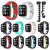 Smartwatch Band Soft Silicone DualColor Wriststrap Replacement Quick Release Sweatproof Bracelets for Watch3 Lite Active