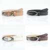 Womens Fashion Casual Leather Belt With Alloy Buckle For Jeans And Trousers