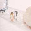 Sun & Moon Stackable Rings: Elegant European Design with Inlaid Diamonds for Women