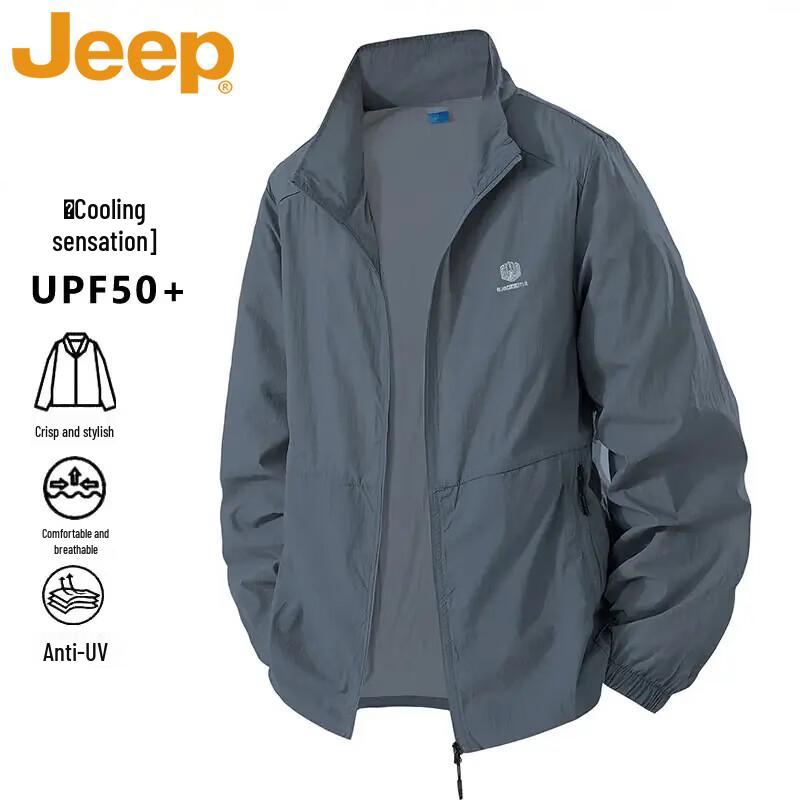 JEEP Men s Lightweight Sun Protection Jacket 4XL