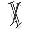 Portable X Style Keyboard Stand Double Braced Music Electric Organ Holder Adjustable Height